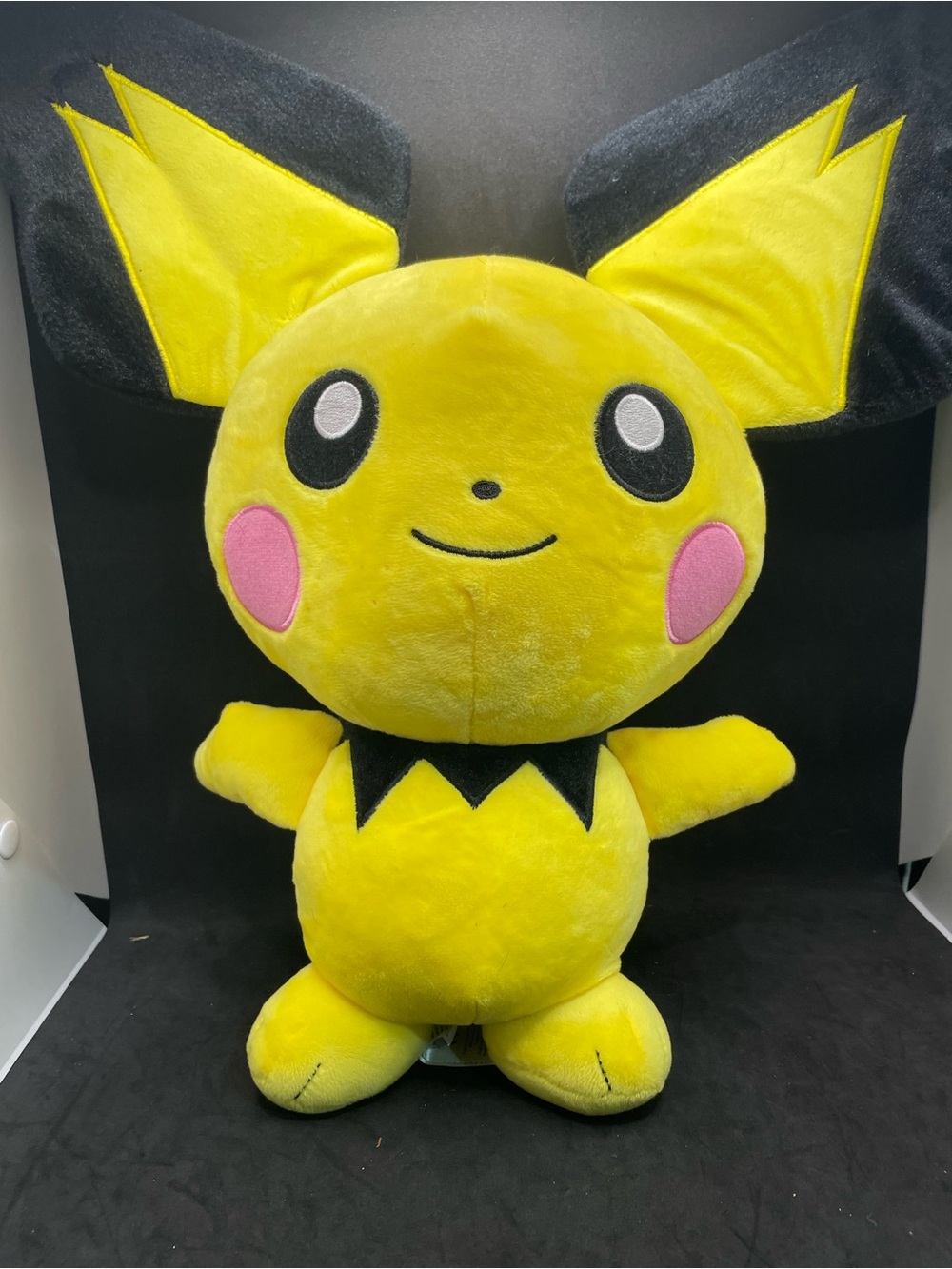 Pokemon Build A Bear Pikachu Pichu Evolution Type Yellow BAB Toy 18” No Sound